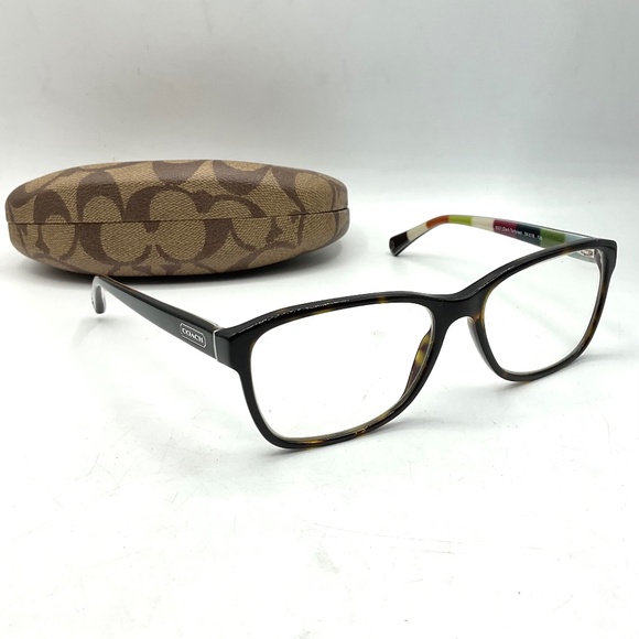 Coach Rx eyeglasses frame 5001 Dark Tortoise 5418 135  HC6013 w/Case - Picture 2 of 7